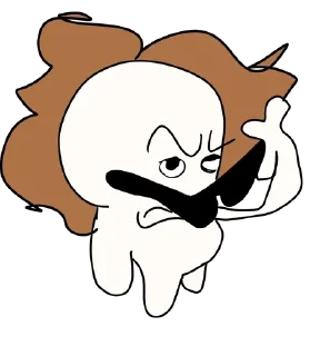🧐 emoji Чтозачорт Telegram sticker 7 of 11