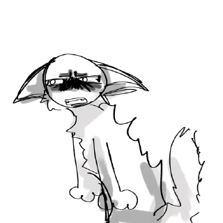 🤨 emoji коты воители (возможно) Telegram sticker 11 of 104