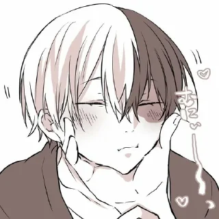 ✨ emoji Тодороки• Telegram sticker 14 of 86