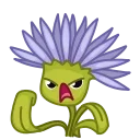 😠 emoji Live Flowers • @joy_sticker Telegram sticker 17 of 20