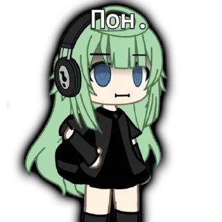 Sticker from Гачи