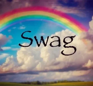 Sticker from swag