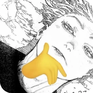 🥵 emoji @Earth928B <- Магическая Битва Telegram sticker 24 of 35
