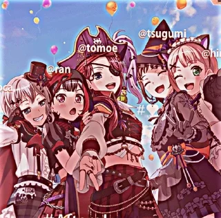 💋 emoji ✧ Томоэ @Bandori_Zz Telegram sticker 5 of 80