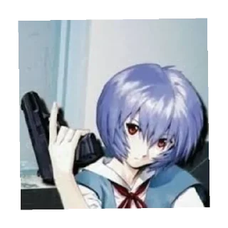Sticker from Ayanami Rei