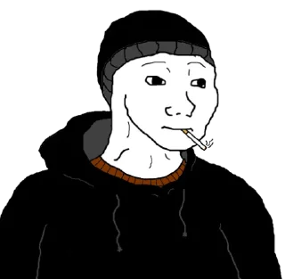 😐 emoji Doomer Telegram sticker 1 of 40