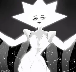 Sticker from White Diamond