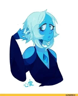 🌟 emoji 𝑩𝒍𝒖𝒆 𝑫𝒊𝒂𝒎𝒐𝒏𝒅💋𓂀 Telegram sticker 15 of 50