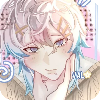 ❤ emoji Ren 14 days with you @yandereyanderelove Telegram sticker 1 of 60