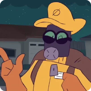 Sticker from Dexter