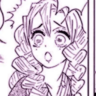 🥺 emoji ✿Mitsuri Kanroji✿  @anime_sticks Telegram sticker 14 of 40