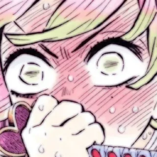 😳 emoji ✿Mitsuri Kanroji✿  @anime_sticks Telegram sticker 6 of 40