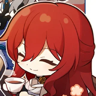 😘 emoji Himeko🔥 Telegram sticker 21 of 25