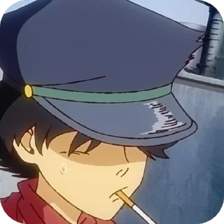 😟 emoji Lupin the Third @stickrubot Telegram sticker 18 of 120