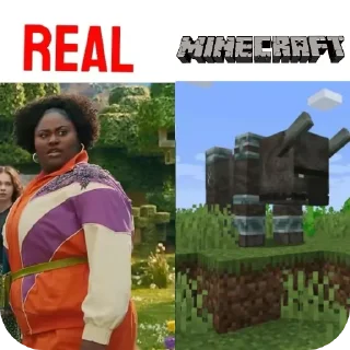 Sticker from Minecraft Real Life ➩ @Earth928B