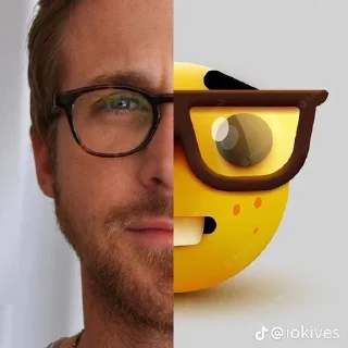 🤓 emoji RYAN MFING GOSLING Telegram sticker 19 of 19