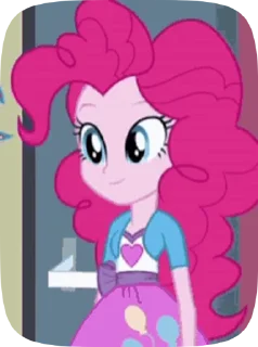 😰 emoji pinkie pie EG animation Telegram sticker 5 of 31