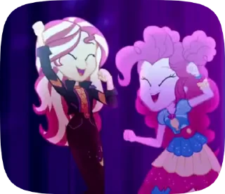 💃 emoji pinkie pie EG animation Telegram sticker 15 of 31