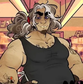 🥩 emoji :｡.･*𝑻𝒂𝒕𝒆 𝑭𝒓𝒐𝒔𝒕 ✧˖°༘ ⋆ Telegram sticker 12 of 72