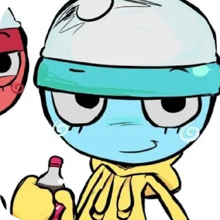 🙂 emoji Rainy Gigi Telegram sticker 10 of 18