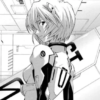 Sticker from Rei Ayanami