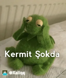 😧 emoji Kermit Mood 💫 | 👨🏻‍💻 @Xaliqq Telegram sticker 19 of 30