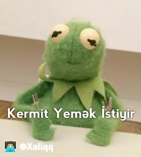 🙂 emoji Kermit Mood 💫 | 👨🏻‍💻 @Xaliqq Telegram sticker 17 of 30