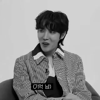 🦂 emoji ![🦂]¡Hoseok by @rokkihelp B&W Telegram sticker 21 of 28