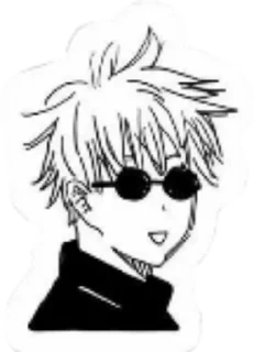 😶 emoji «ɢᴏᴊᴏ sᴀᴛᴏʀᴜ» ʙʏ @zxcvrst Telegram sticker 12 of 40
