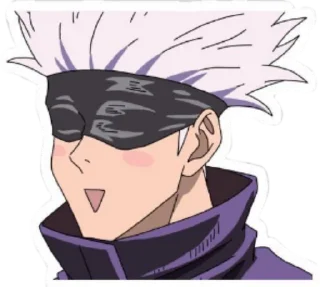 😃 emoji «ɢᴏᴊᴏ sᴀᴛᴏʀᴜ» ʙʏ @zxcvrst Telegram sticker 11 of 40