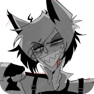 💀 emoji Аластор Манга @k1rm9 Telegram sticker 21 of 45