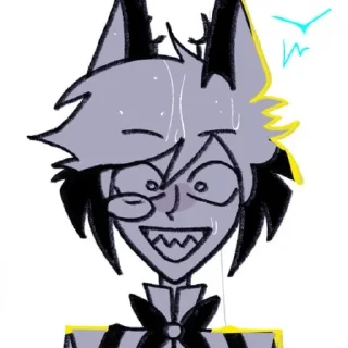 💀 emoji Аластор Манга @k1rm9 Telegram sticker 22 of 45