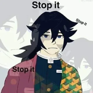 ⛔️ emoji Гию Томика♡ Telegram sticker 23 of 120