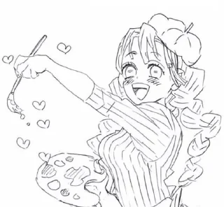 👩‍🎨 emoji мицури Telegram sticker 14 of 70
