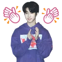 👏 emoji @jonafzan Han Jisung Telegram sticker 13 of 29