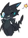 😎 emoji Black Shark Dragon Gau-Gau (@n_chronos) Telegram sticker 8 of 40