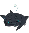 😴 emoji Black Shark Dragon Gau-Gau (@n_chronos) Telegram sticker 6 of 40