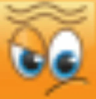 🤨 emoji https://t.me/+wwT5YqVUMtcyNzYy Telegram sticker 6 of 14