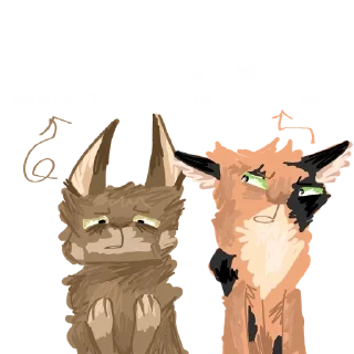 🌟 emoji коты воители (возможно) Telegram sticker 12 of 104