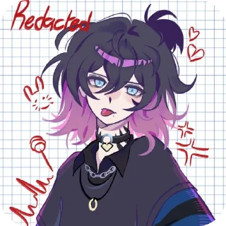 ❤ emoji Ren 14 days with you @yandereyanderelove Telegram sticker 24 of 60