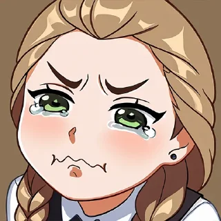 😭 emoji Tg Stickers @Tg_Emoji_stickers Telegram sticker 8 of 9