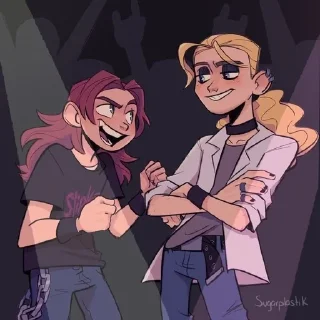 🎉 emoji metal family :by metalxf: Telegram sticker 5 of 113