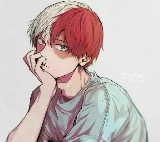 ✨ emoji Тодороки• Telegram sticker 6 of 86