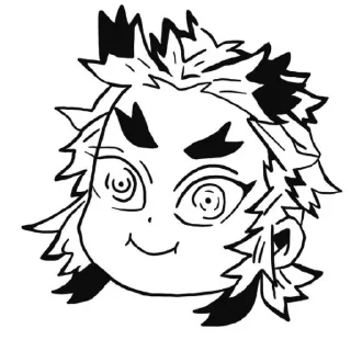 😋 emoji Ренгоку Кеджуро|Rengoku Kejuro Telegram sticker 15 of 119