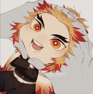 🌟 emoji Ренгоку💓 Telegram sticker 8 of 45