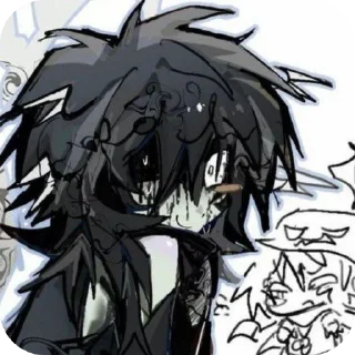 😨 emoji Two Time Telegram sticker 5 of 120