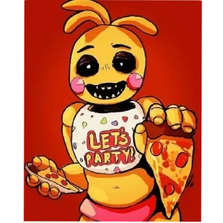 🍕 emoji Toy Chica 💛🐥 Telegram sticker 13 of 50
