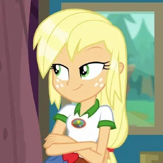 🌟 emoji 𐙚 apple jack !! 🍎 Telegram sticker 11 of 27