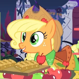 🌟 emoji 𐙚 apple jack !! 🍎 Telegram sticker 23 of 27