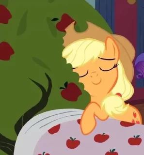 🌟 emoji 𐙚 apple jack !! 🍎 Telegram sticker 24 of 27